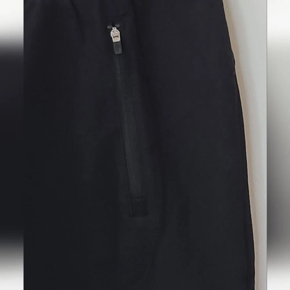 T by TALBOTS Black Cotton Blend Skort with Side Zippered Pockets PSmall NWT
